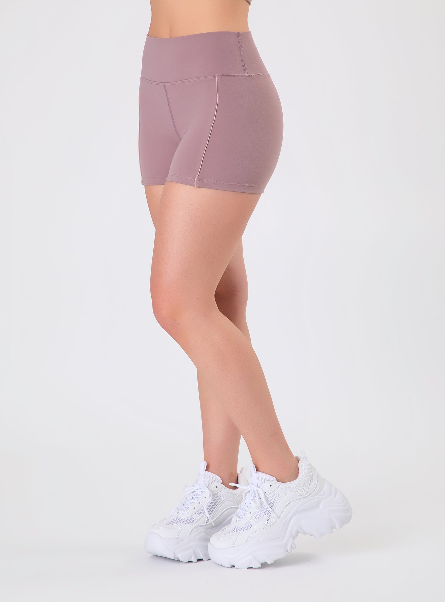 Calza biker Mariana Color Morado Claro