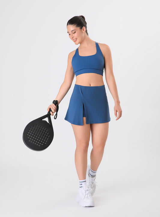 Falda Short Penélope Color Azul