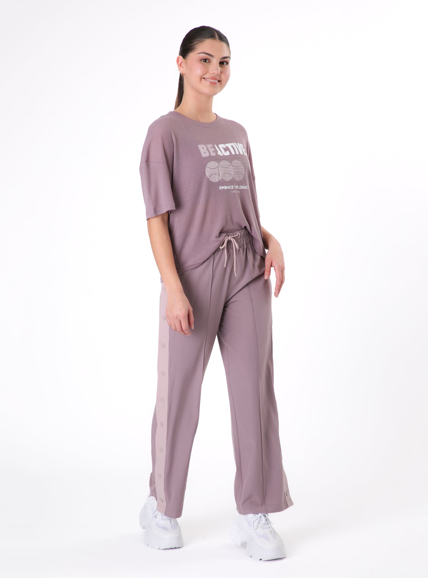 Polera Elisa color Morado Claro