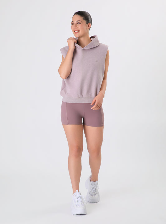 Polerón Delfina Color Morado Claro