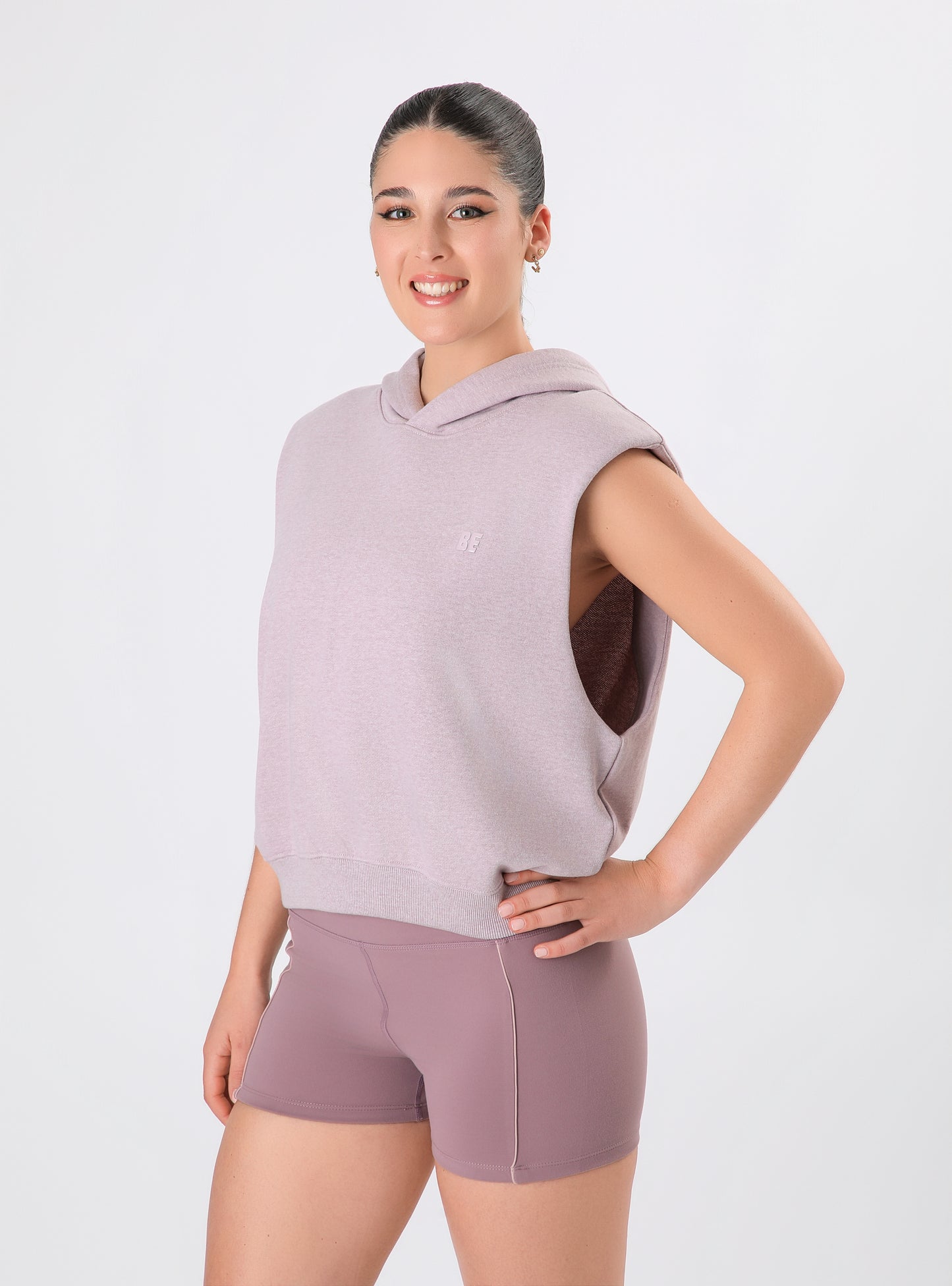 Polerón Delfina Color Morado Claro