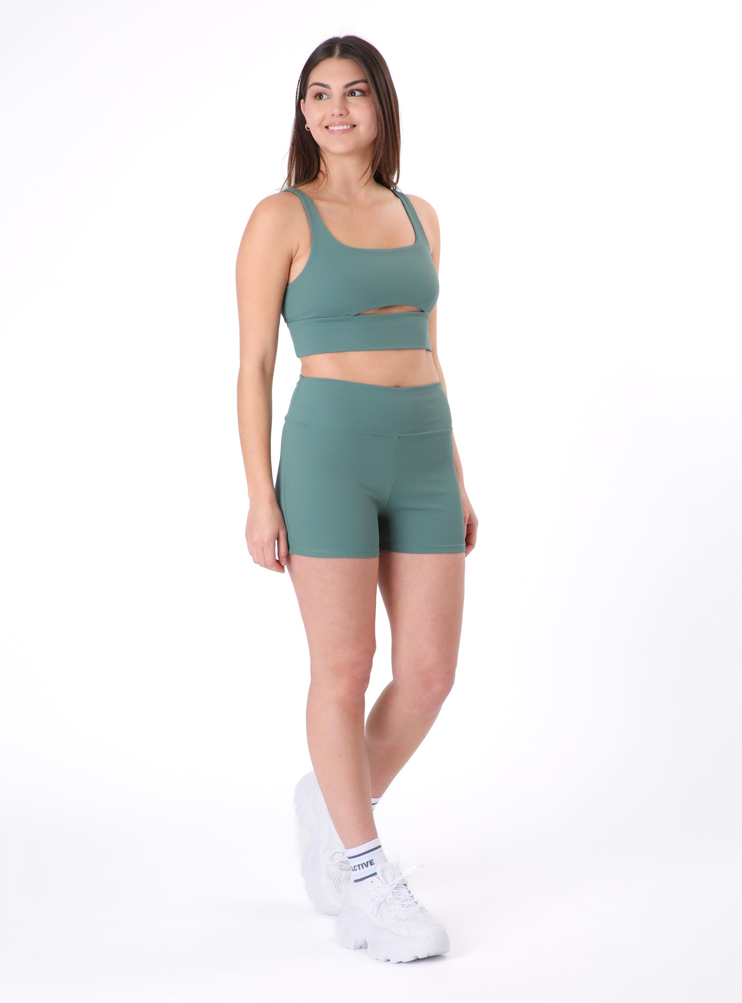 Calza biker Pía color verde