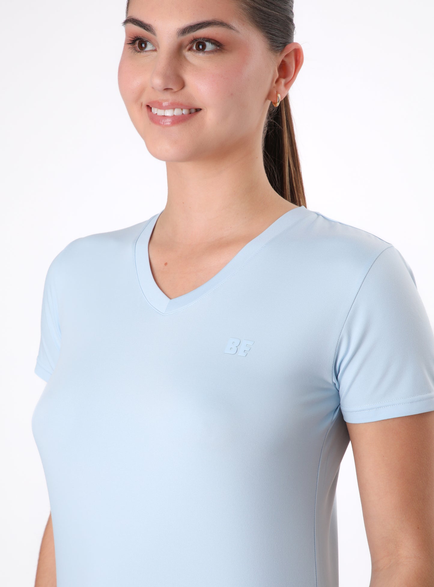 Polera Micaela color celeste
