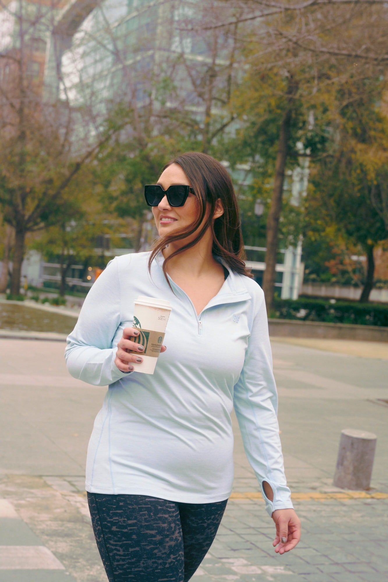 Polerón Roberta color celeste