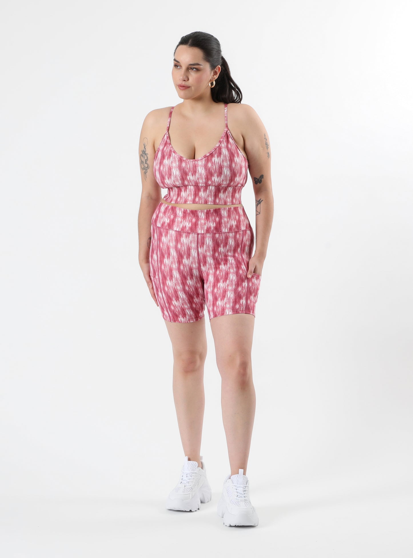 Calza biker Rego color Rosa