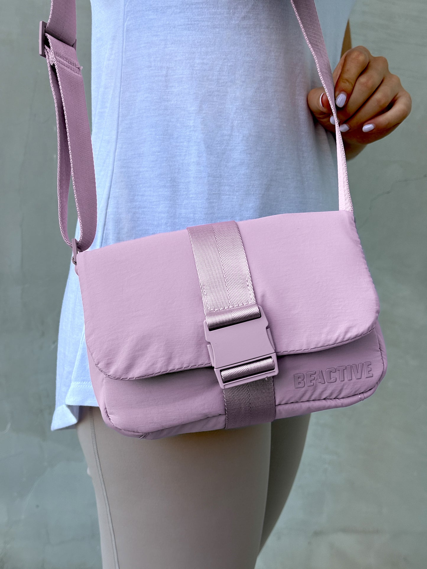 Cartera Noa color beige claro