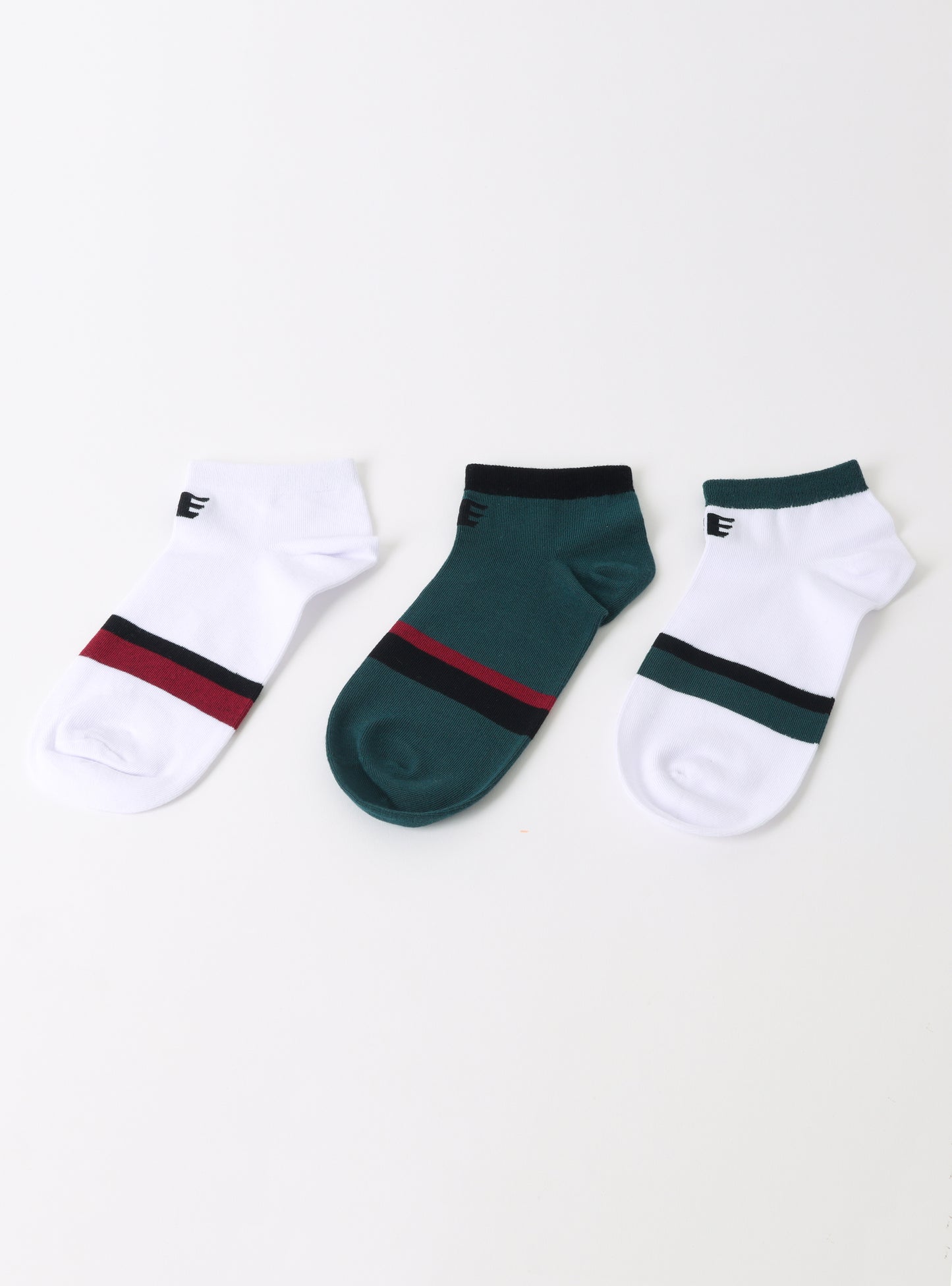 Calcetines cortos tripack multicolor1