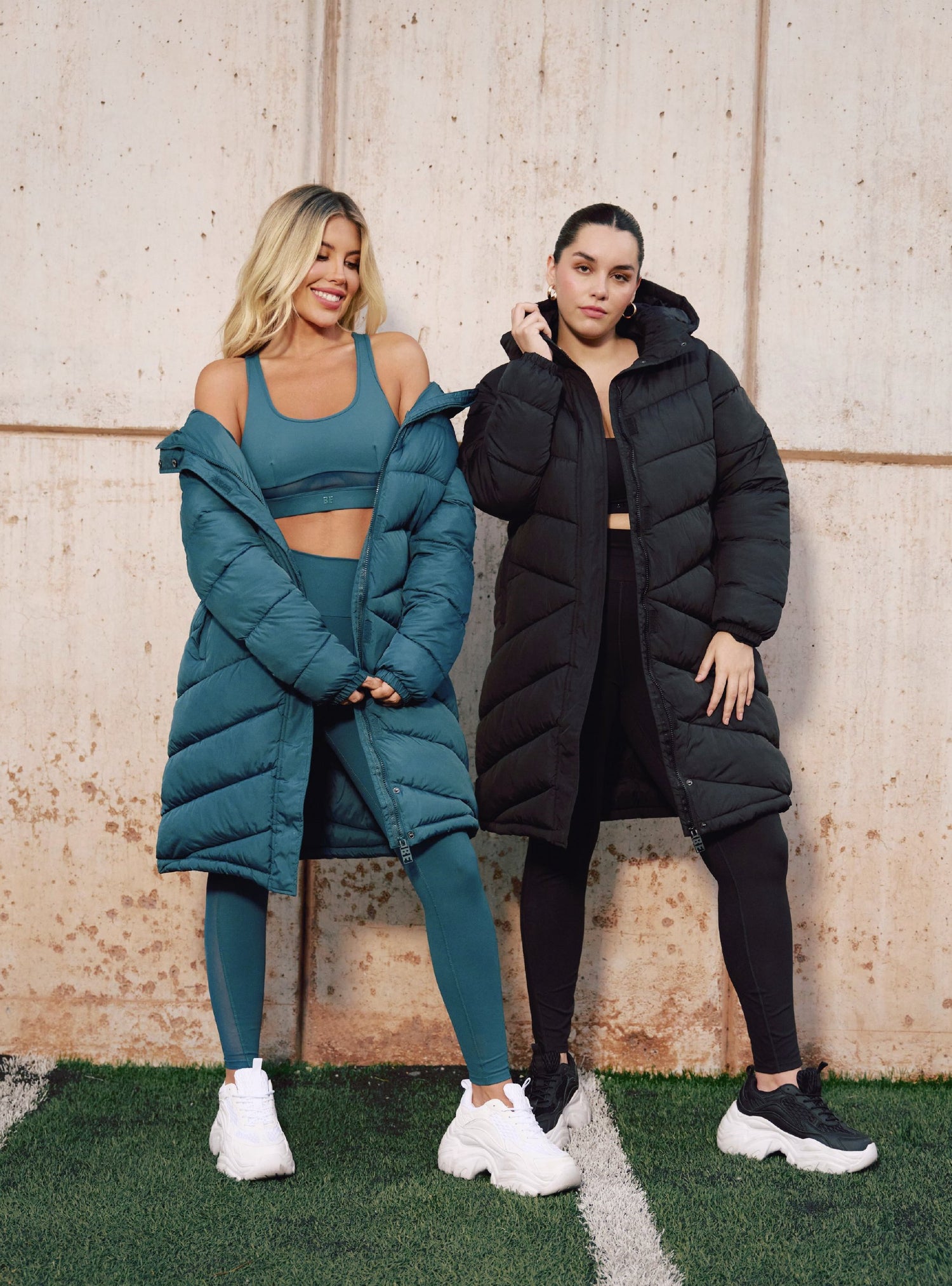 Parka blanca sin mangas de mujer Be Active
