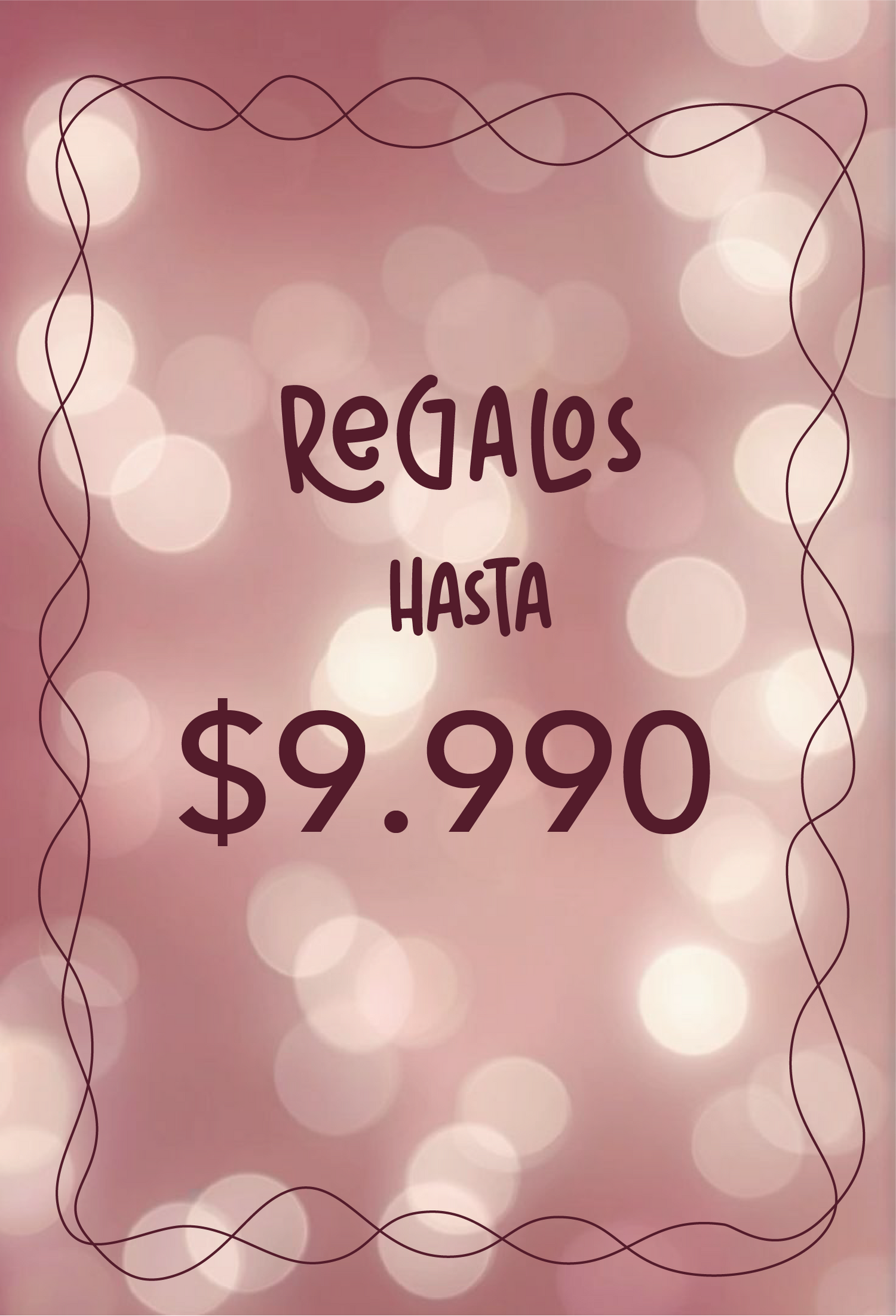 Regalos hasta $9.990
