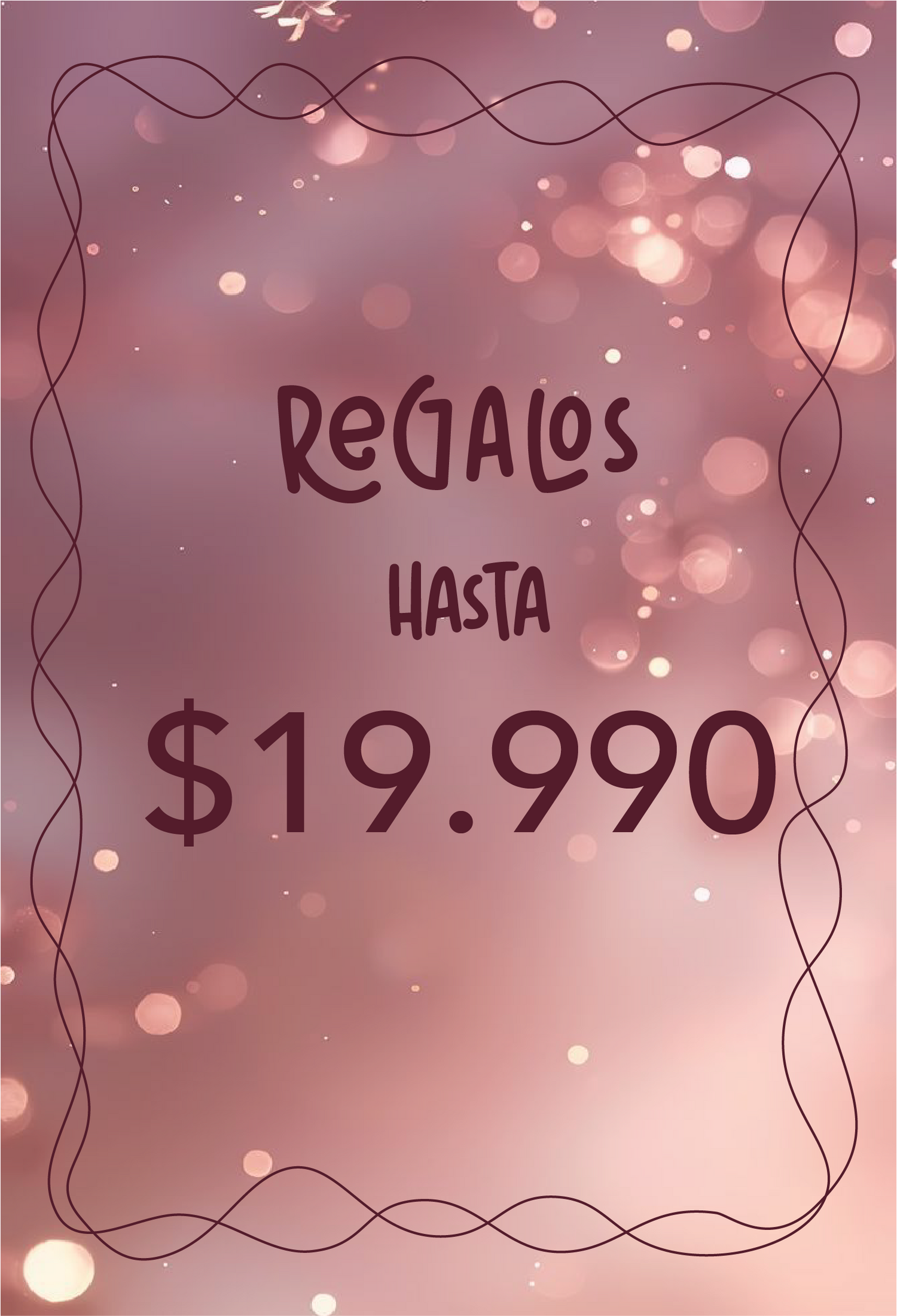 Regalos hasta $19.990