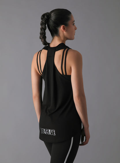 Polera Bali Tank Color Negro