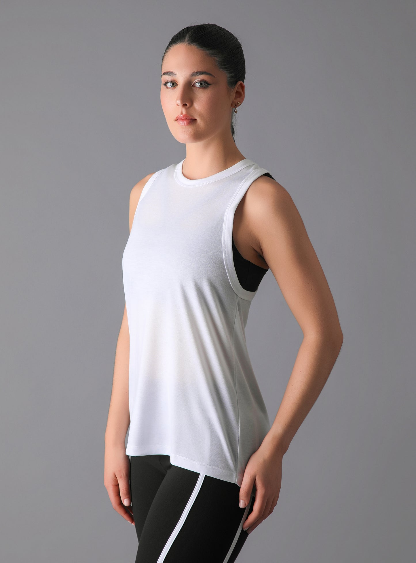 Polera Bali Tank Color Blanco