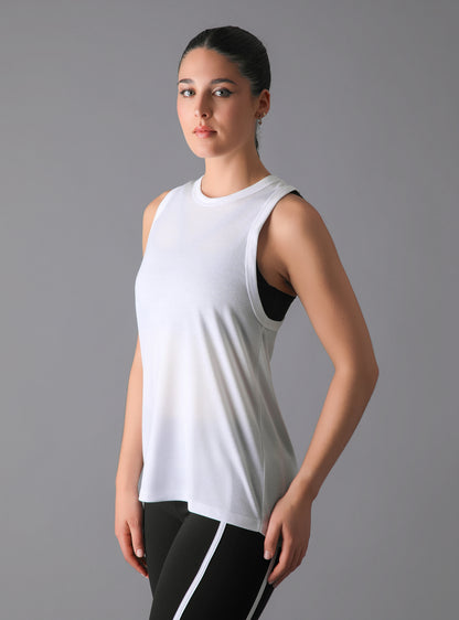 Polera Bali Tank Color Blanco