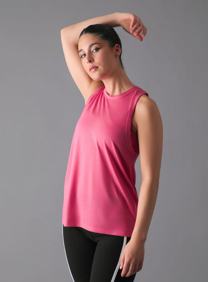 Polera Bali Tank Color Fucsia