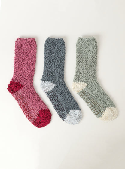 Calcetines tripack largo cozy Multicolor