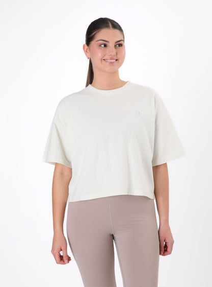 Polera Celeste Color Crema