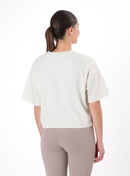 Polera Celeste Color Crema