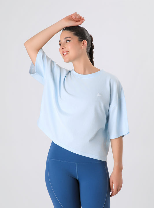 Polera Celeste Color Celeste