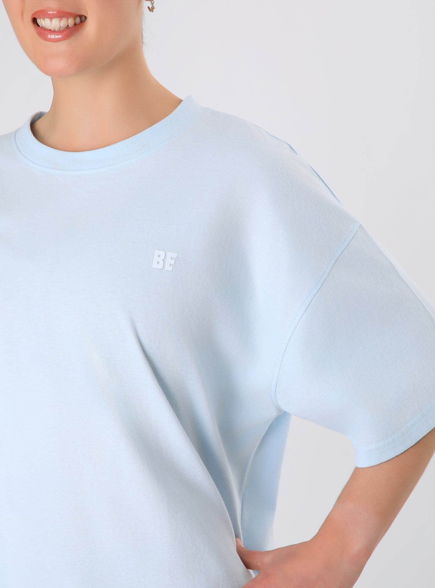 Polera Celeste Color Celeste