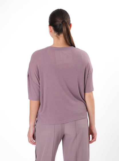 Polera Elisa color Morado Claro