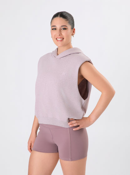 Polerón Delfina Color Morado Claro