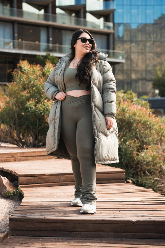 Parka Ambra color verde