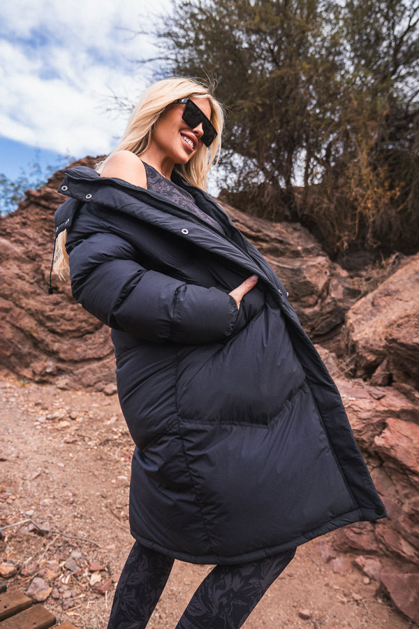 Parka Ambra color negro