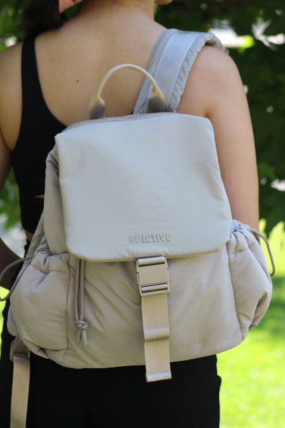 Mochila Juileta color beige claro