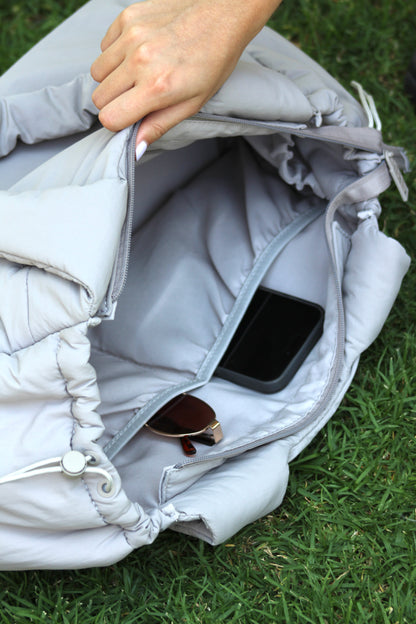 Bolso de gimansio Sol color beige claro