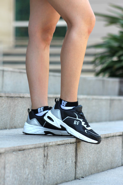 Zapatilla Dana color blanco y rosado