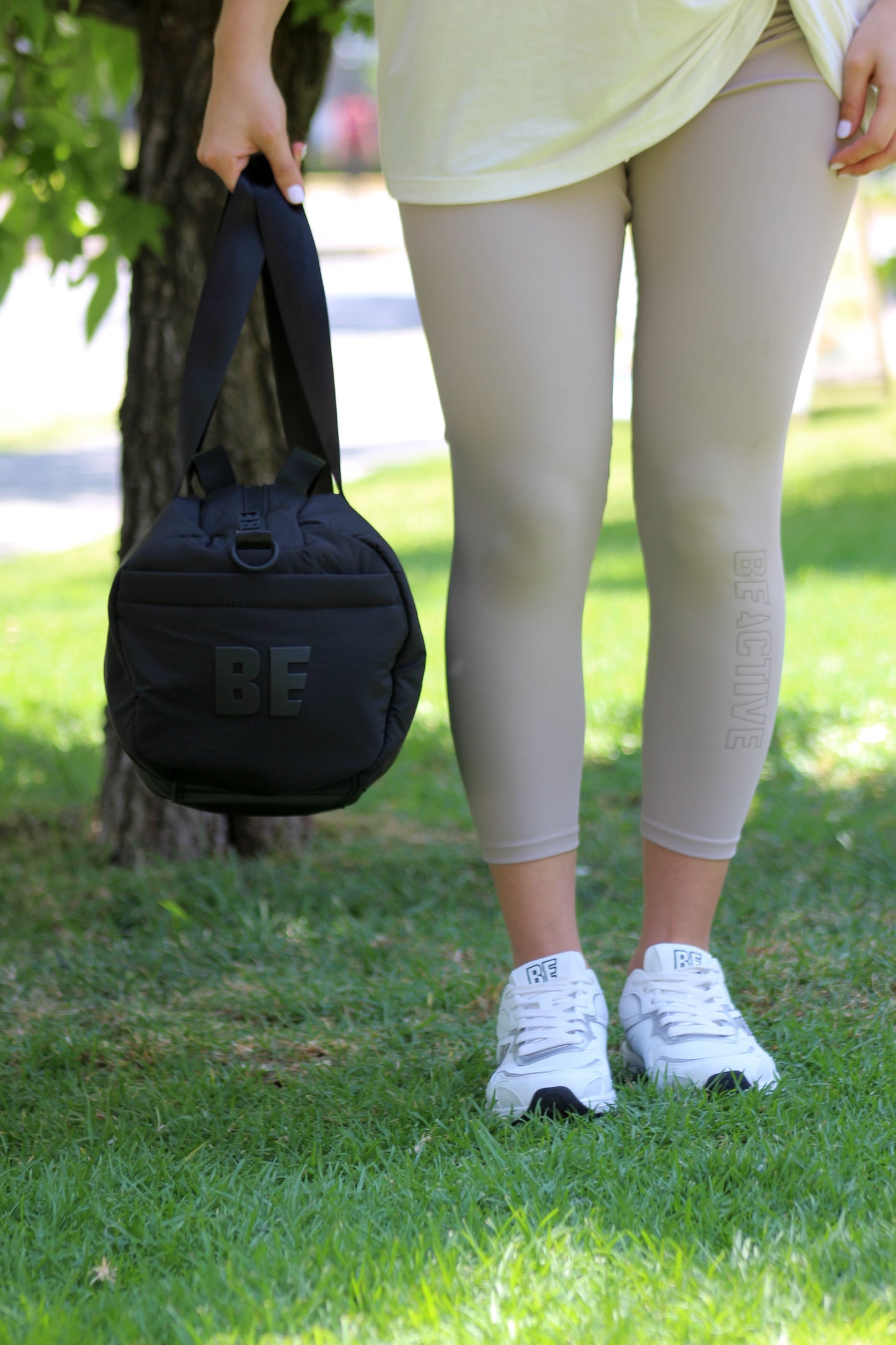 Bolso de gimnasio Luna color rosa palo
