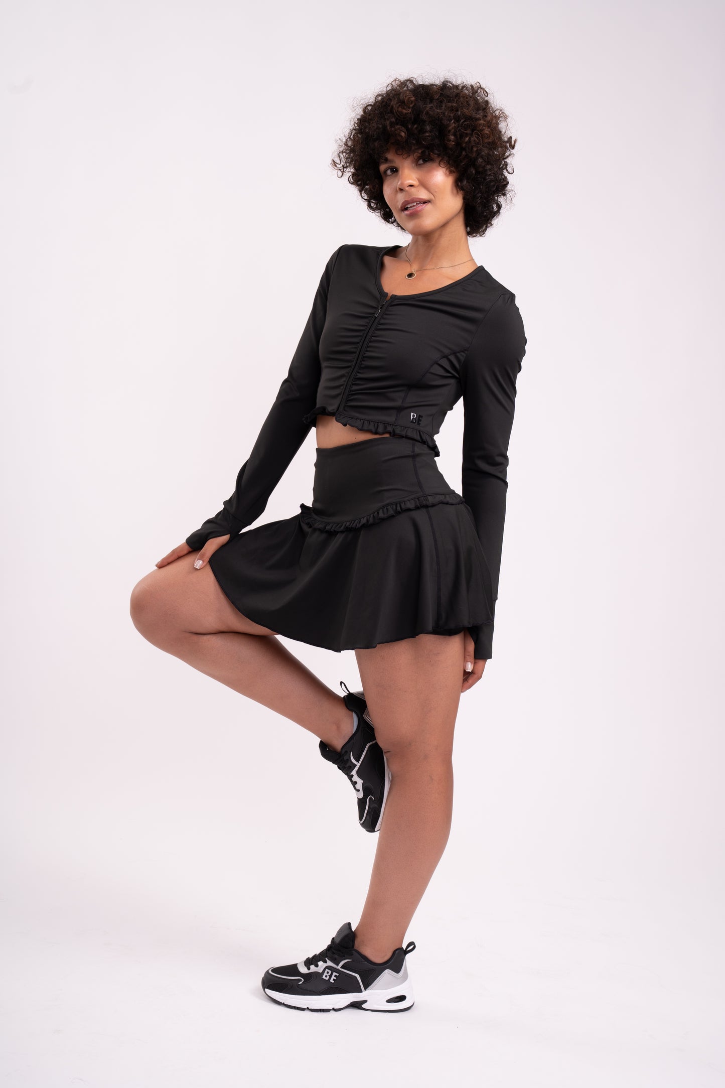 Falda Short Alessia color negro