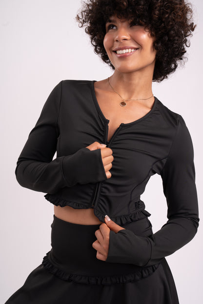 Peto/polera Anora color negro