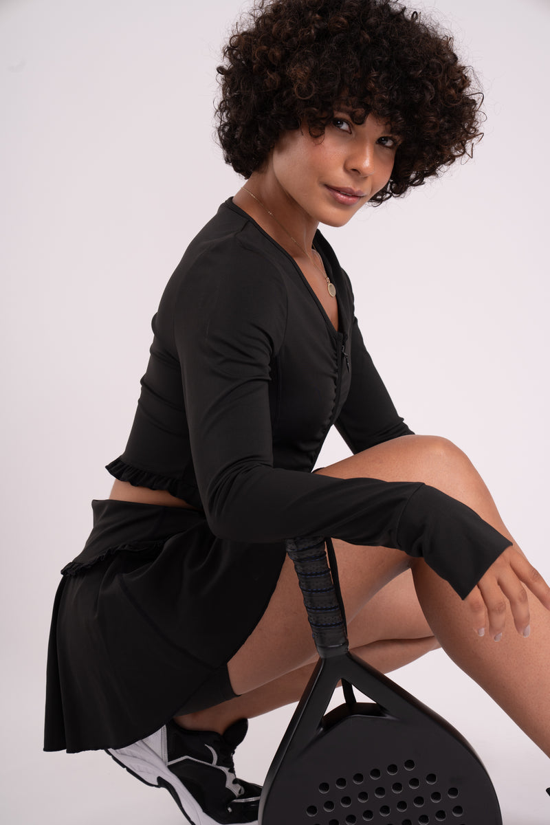 Falda Short Alessia color negro