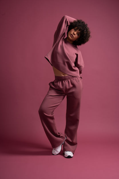 Pantalón Tosca color rosado oscuro