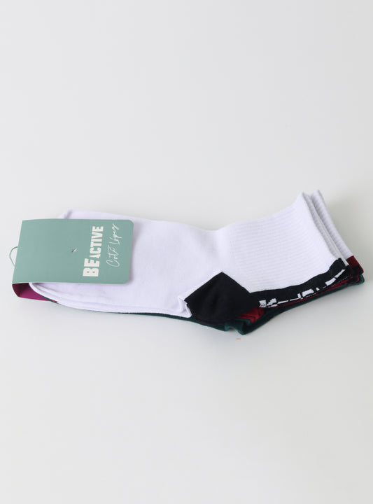 Calcetines tripack largo 3/4 multicolor1