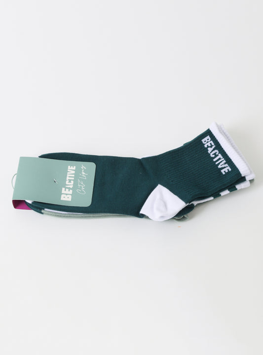 Calcetines tripack largo 3/4 multicolor2