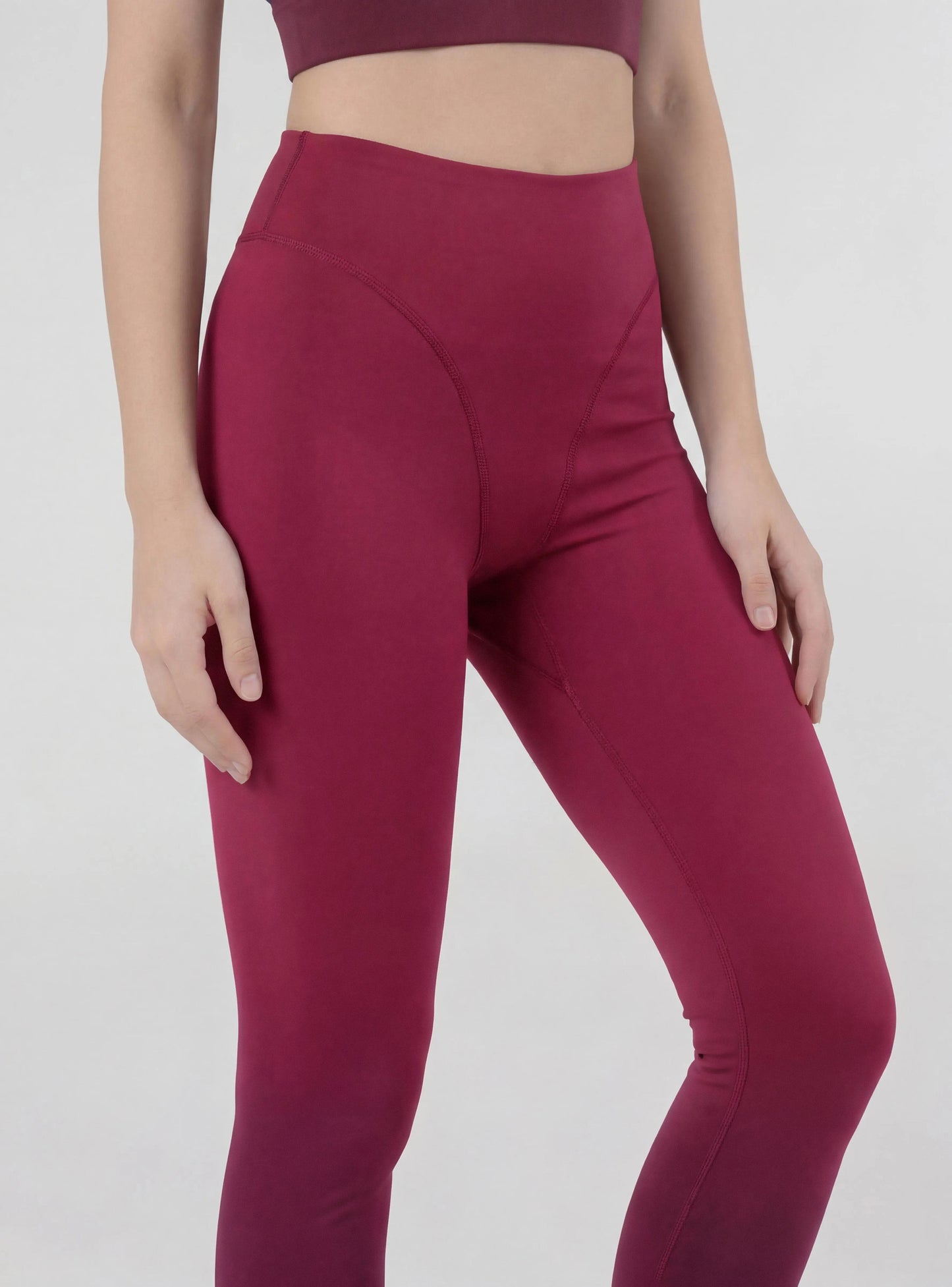 Calza Catalina color burdeo