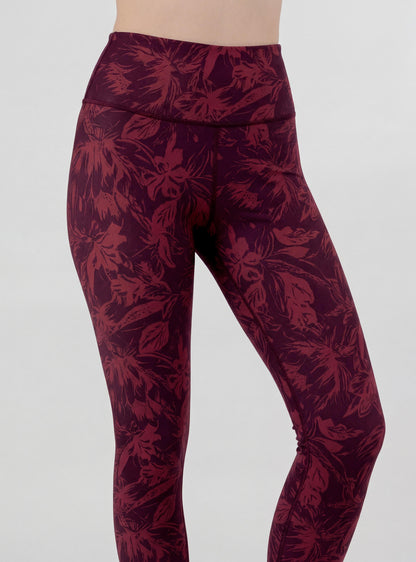 Calza Florella color burdeo
