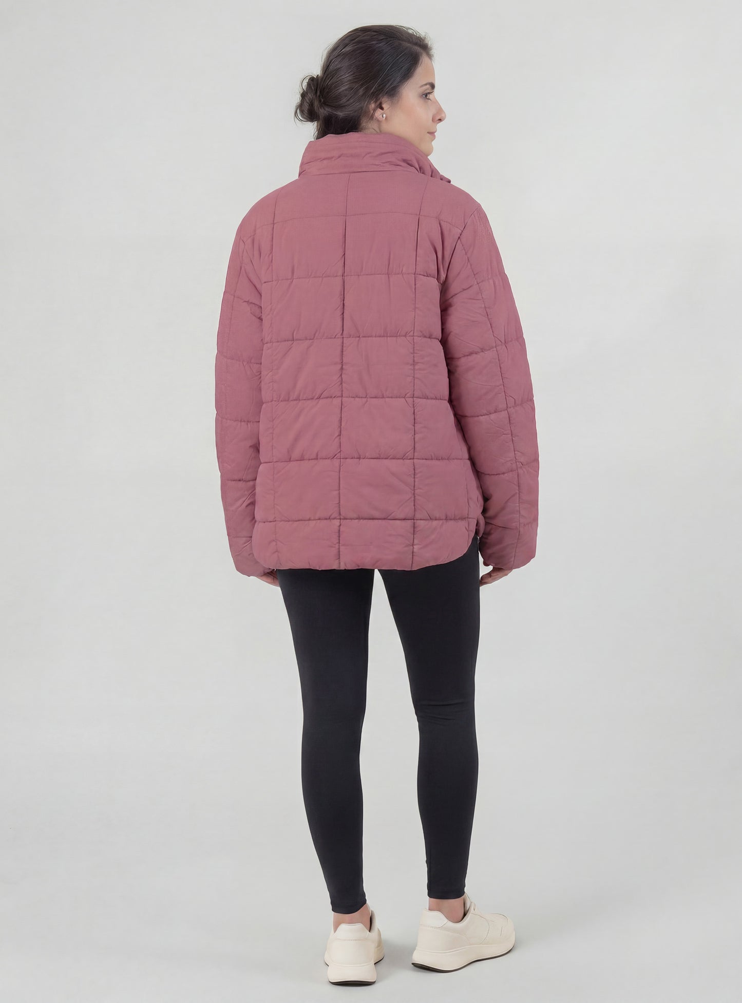 Parka Giorgia color rosado oscuro