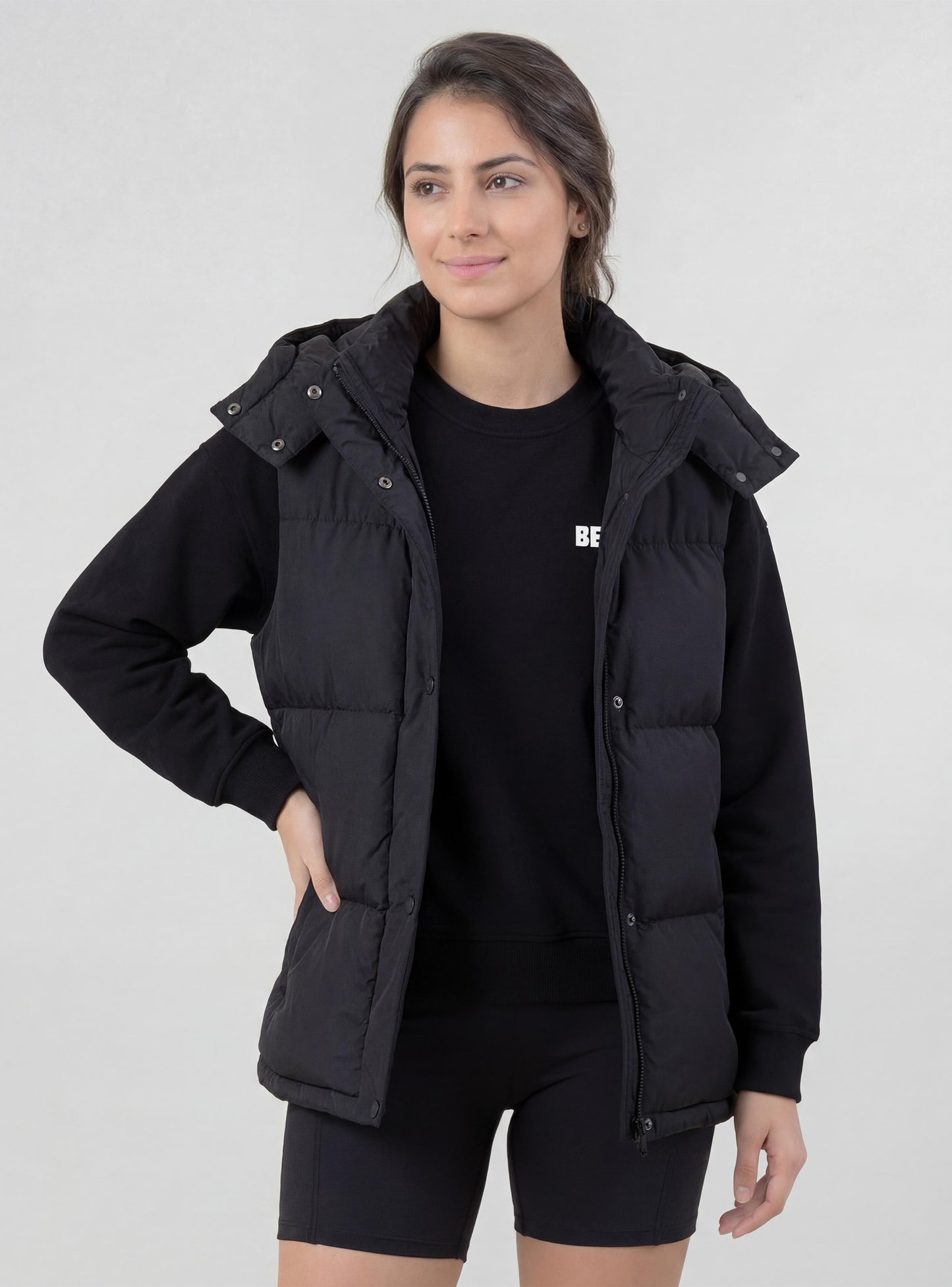 Parka Lulu color negro