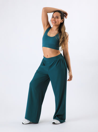 Pantalón Matilde color petroleo