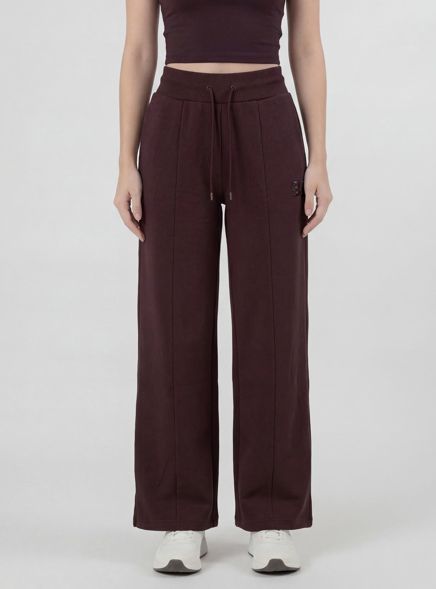 Pantalón Allure color café oscuro
