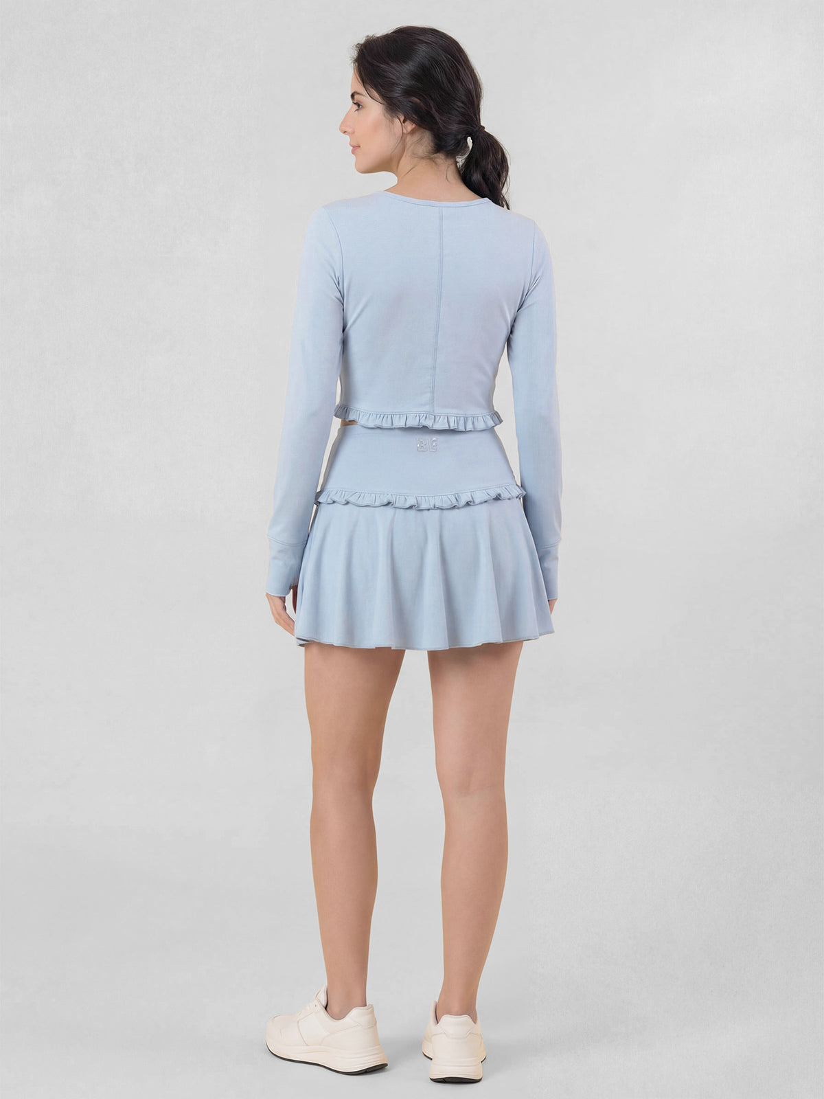 Falda Short Alessia color celeste