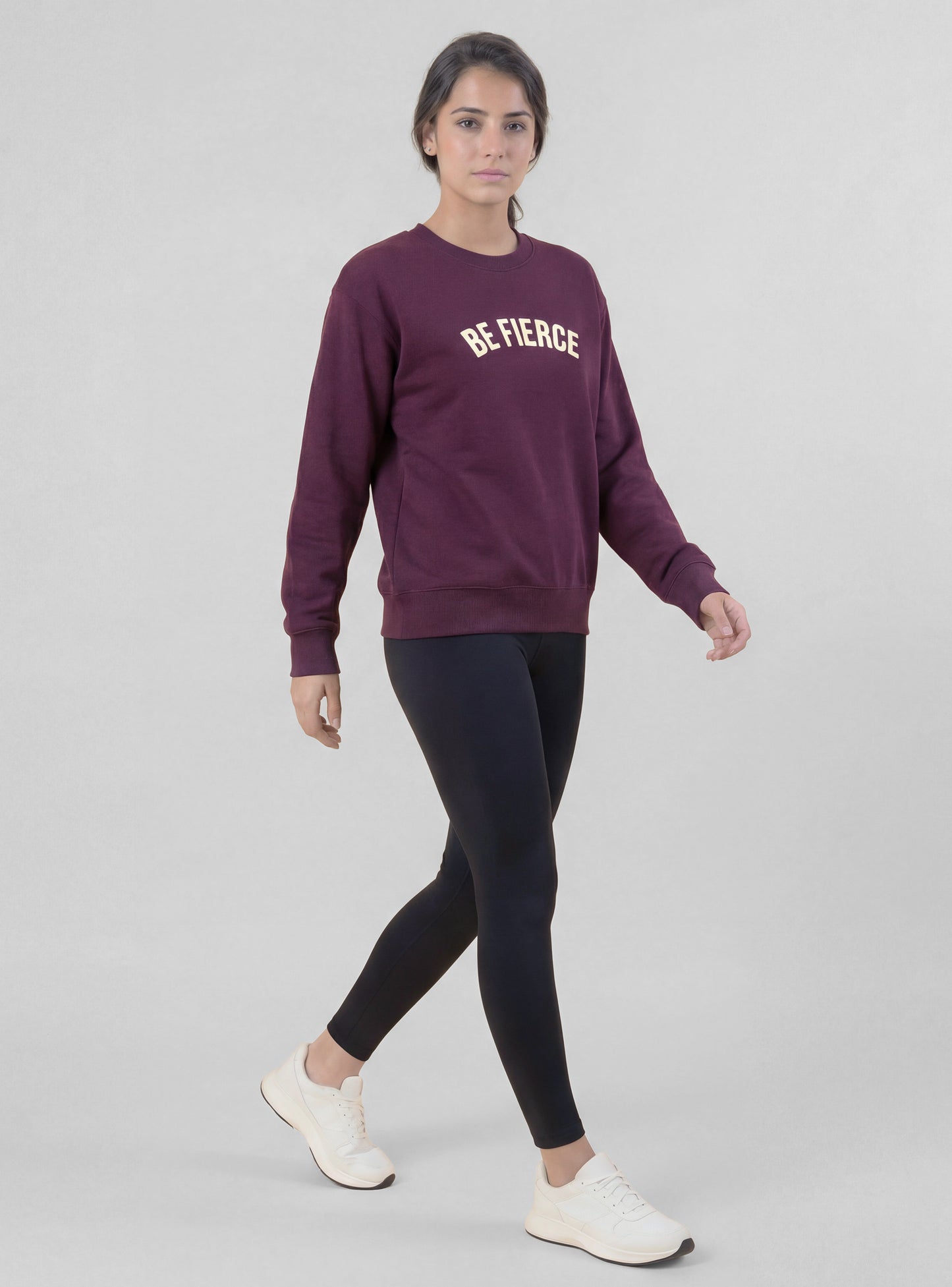 Polerón Sabina color burdeo