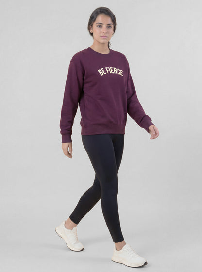 Polerón Sabina color burdeo