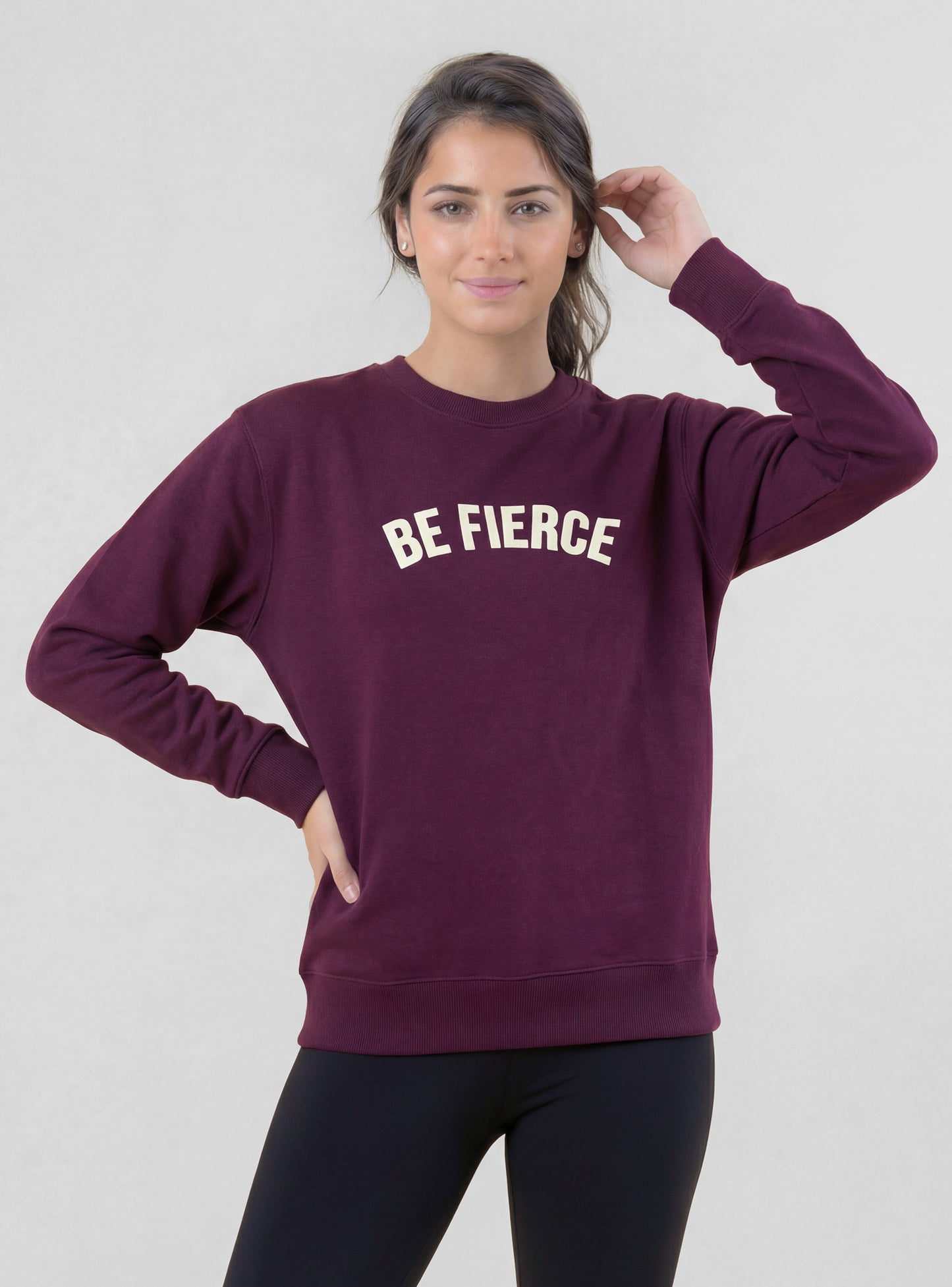 Polerón Sabina color burdeo