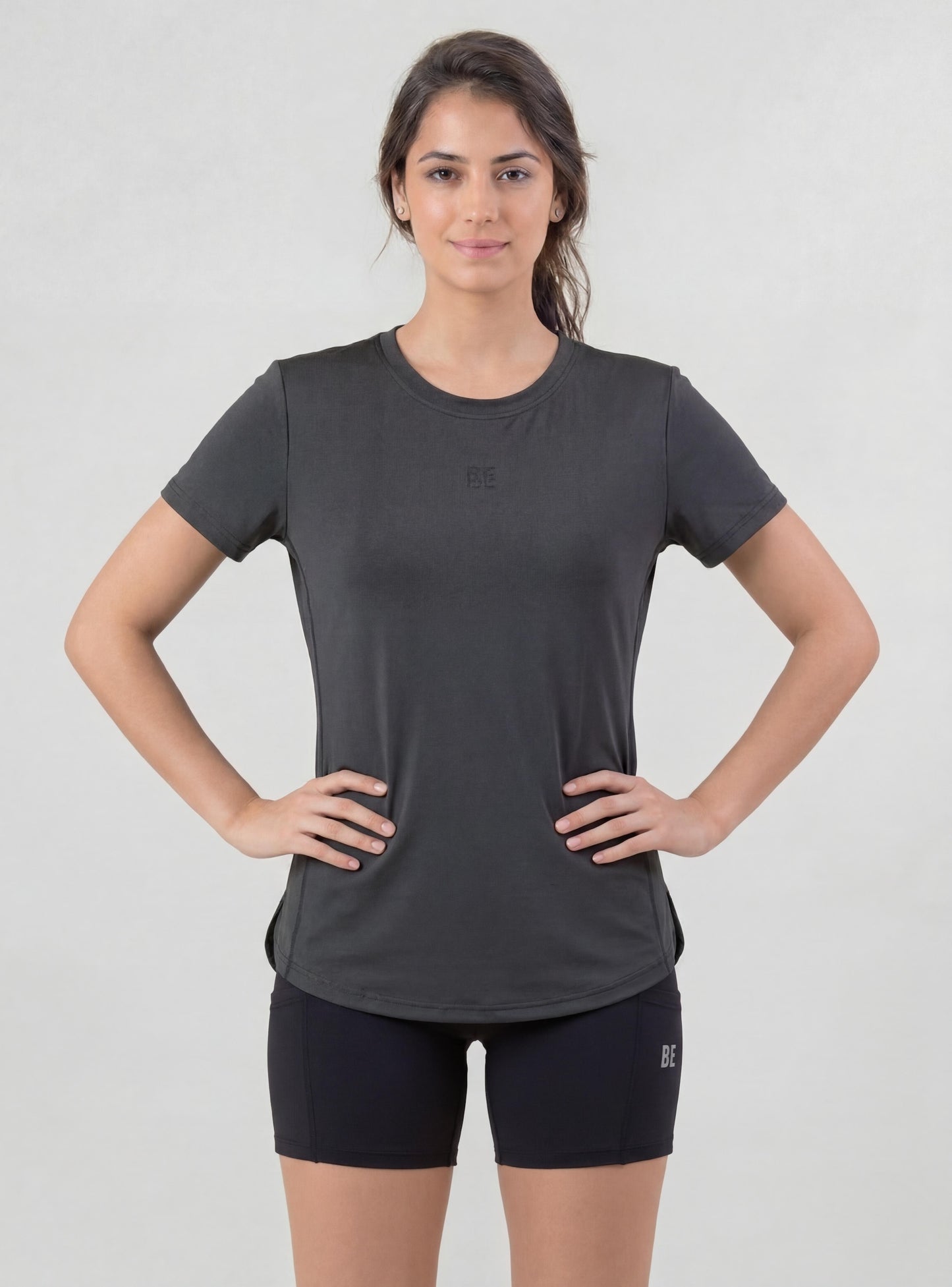 Polera Celestina color gris oscuro