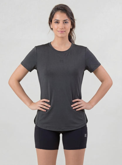 Polera Celestina color gris oscuro
