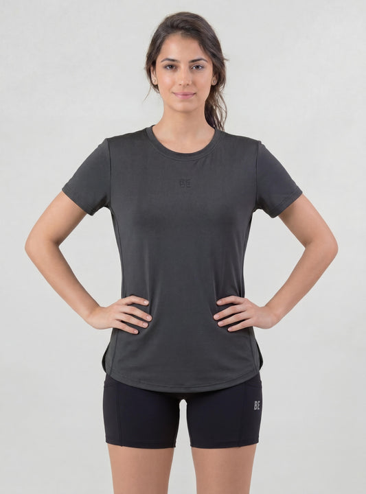 Polera Celestina color gris oscuro